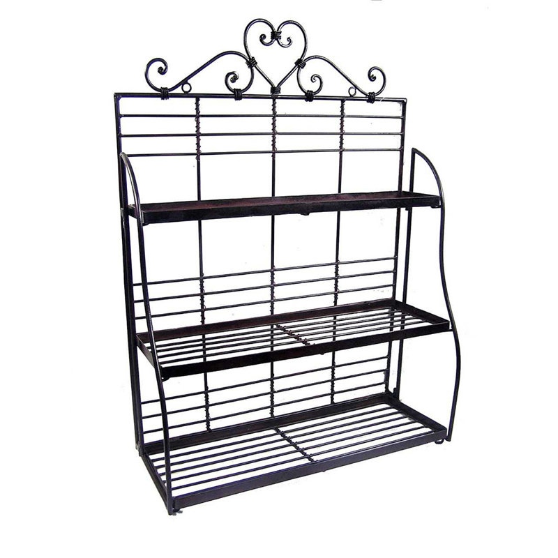 Lloshi 3 Piece Metal Tiered Shelf
