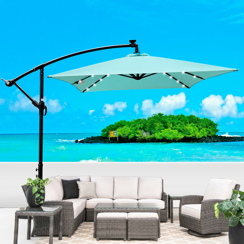 Parasol 2X3m, Turquoise