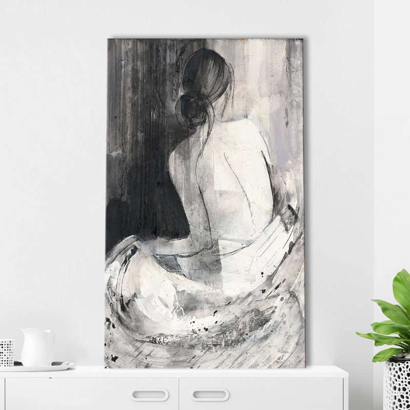 «Evening I» par Albena Hristova - Peinture, Toile tendue, H 48 po x l 28 po x P 1,5 po