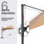 128' X 104' Rectangular Cantilever Umbrella with Weighted Base-1688095656