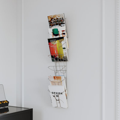112Cm H Metal Magazine Rack
