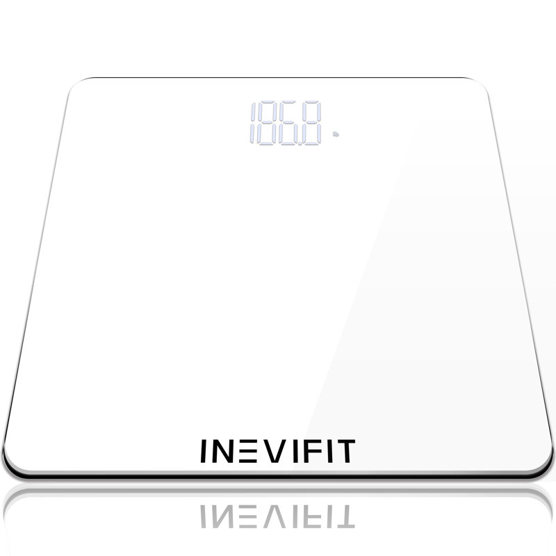 INEVIFIT Digital Bathroom Scale, White
