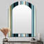 Miroir mural Classic Blue Elegance-1990012831