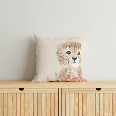 Lil Leopard Ivory Pillow