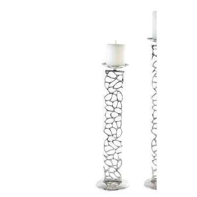 Metal Floor Candlestick