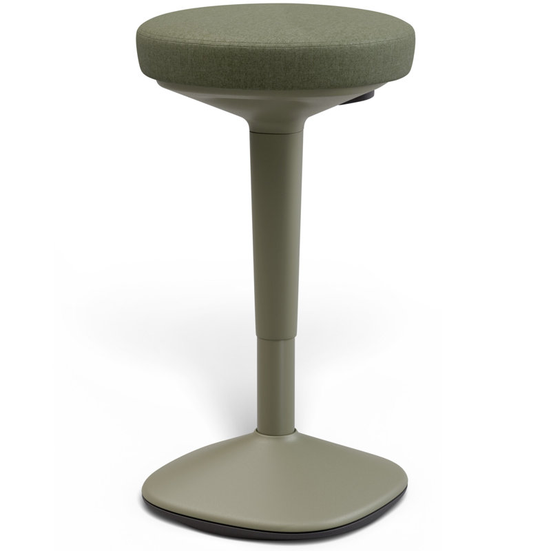 Tabouret oscillant – Tabouret de bureau actif réglable en hauteur, perchoir d'équilibre ergonomique sans dossier, mouvement à 360°, vert
