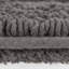 Tapis de bain réversible anthracite, 61 x 152 cm, 100 % coton, touffeté, 3000 g/m², absorbant, pour salle de bain.-545242204-545242535