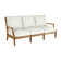 Haley Teak Outdoor Lattice Back Sofa
