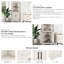 Armoire de coin beige avec design sécuritaire - Évitez les collisions spacieuses pour organiser vos objets personnels