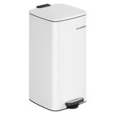 Stainless Steel Step on Trash Can with Non-slip Pads
