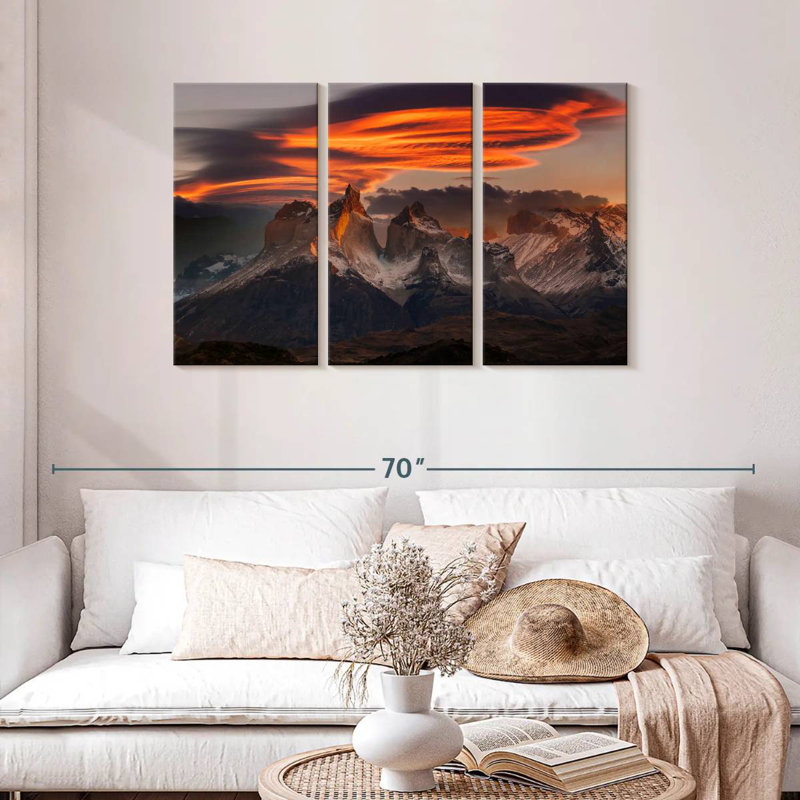 Alvord Lenticular Cloud During Sunset, 28" H x 45" W