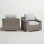 Chaise de patio avec coussins 2