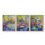 Étude florale CLxxxi -Set de 3 estampes giclées encadrées -Prêt à accrocher-583144001-583144011