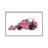 Tractor White Pink - Print on Canvas-1474397370-1474397371