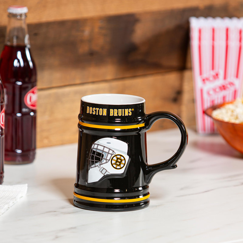 Boston Bruins Ceramic Stein Cup, 24oz