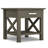 Kitchener 21"W Solid Mango Wood Square End Table with Storage Drawer-1112735813