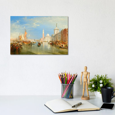 The Dogana And San Giorgio Maggiore, 1834 - Wall Art Print - Wrapped Canvas