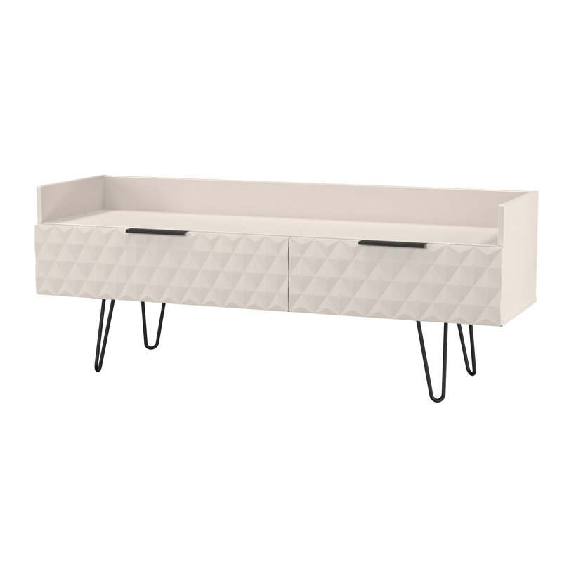 Tarkio 2 Drawer Coffee TV Unit, Brown