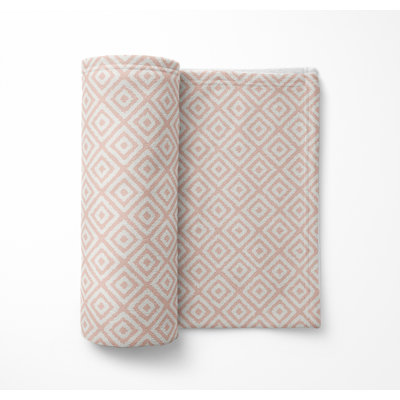 Ikat Grunge Velveteen Fleece Blanket