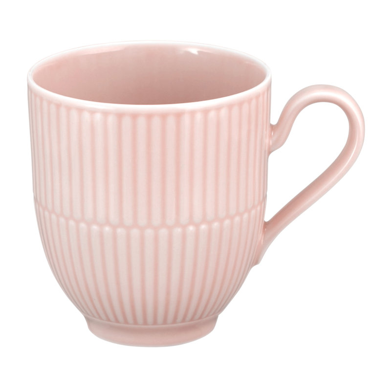 Amina Porcelain Coffee Mug, Pink