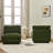 Woolf Modern Boucle Upholstered Slipper Chair (Set of 2)-1539701986