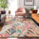Premium Machine Washable Prisco Orange Rug