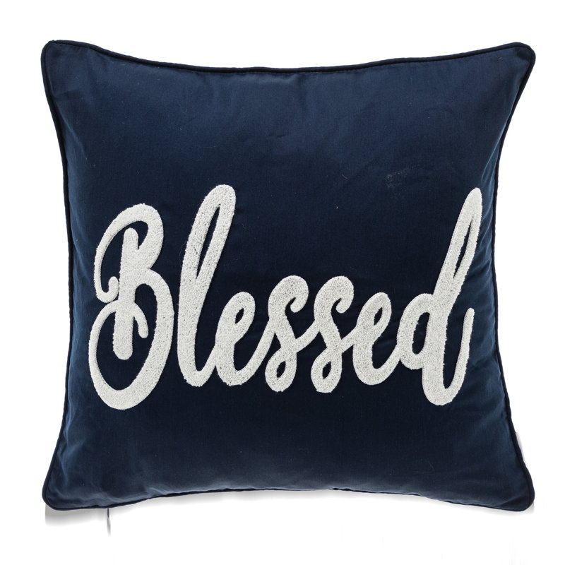 Blessed With Polyester Insert Pillow