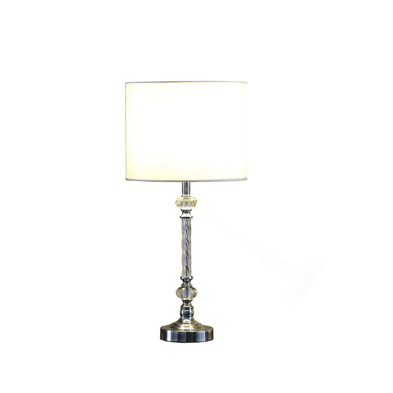Lampe de table moderne 19,25 "en cristal torsadé Audrey
