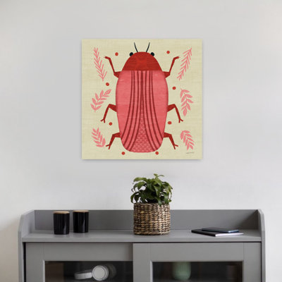 Playful Bugs IV Contemporary Beetle Wall Art