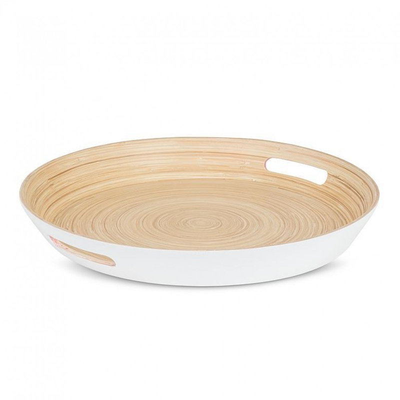 Handles Tray, White