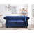 Velours bleu foncé