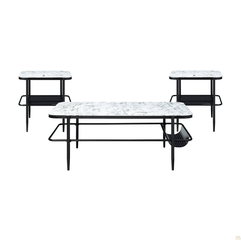 Ensemble de tables d'appoint 3 pièces