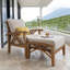Murrin 2 - Piece Teak Outdoor Conversation Set With Cushions-846036063