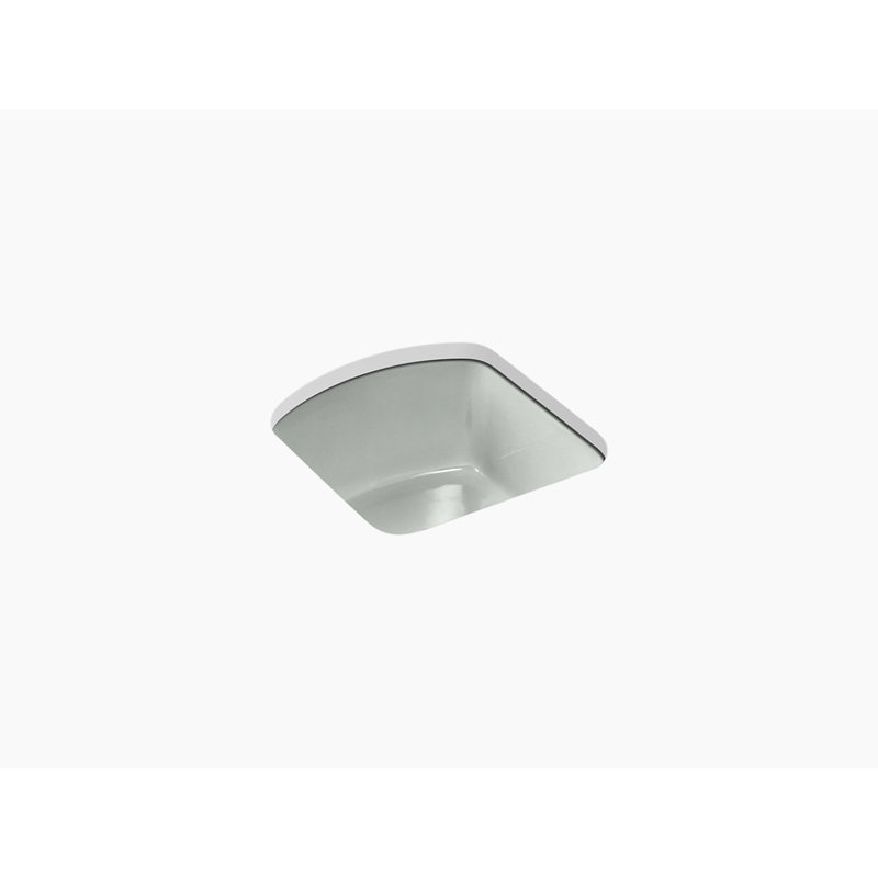 Napa™ 19" L x 19" W Undermount Bar Sink, Sea Salt