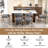 Linen Upholstered Solid Wood Side Dining Chairs-645610328