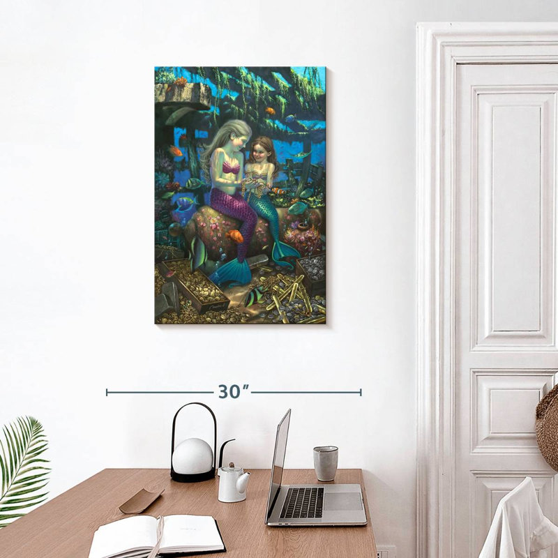 Ashelle Angels Of The Deep, 30" H x 20" W