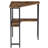 Jaycub Corner Desk Computer Desk with Storage Shelves Triangle Writing End Table for Small Space Bedroom