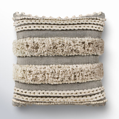 Keiontae Square Cotton Pillow Cover & Insert