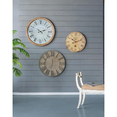 Solid Wood Wall Clock