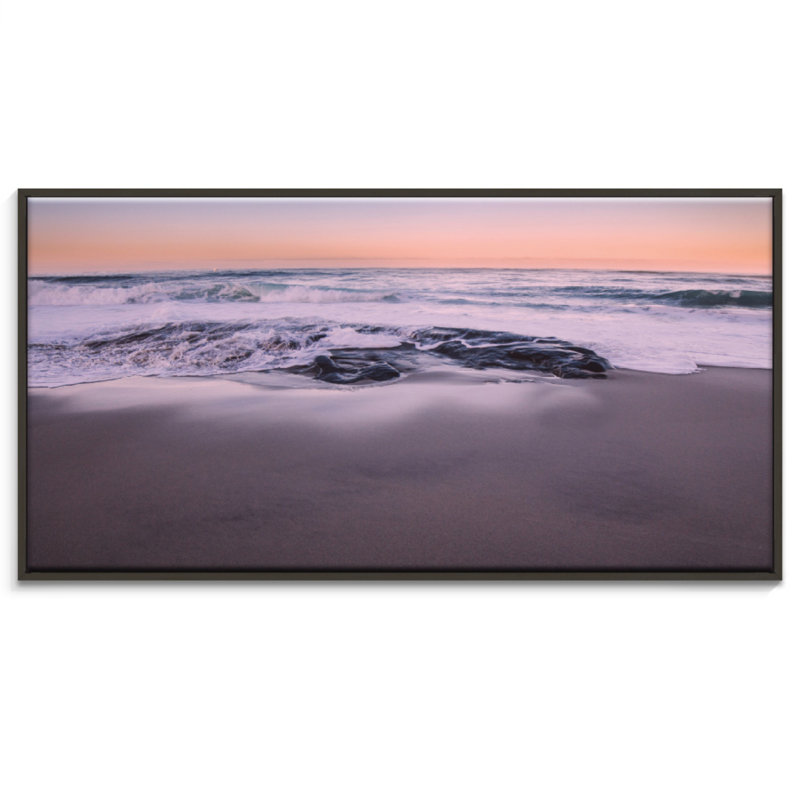 Print on Canvas, Black Floater Frame, 51cm H x 102cm W