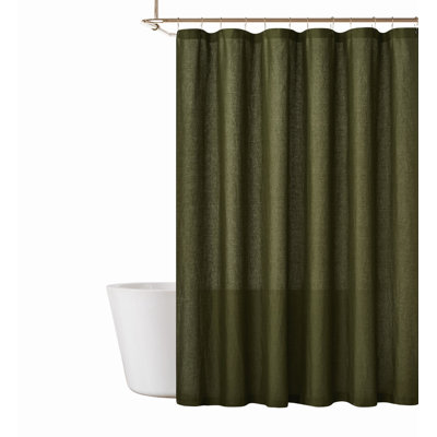  Linen Shower Curtain