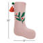 Pink Berries with Pom Tassel Hook Stocking