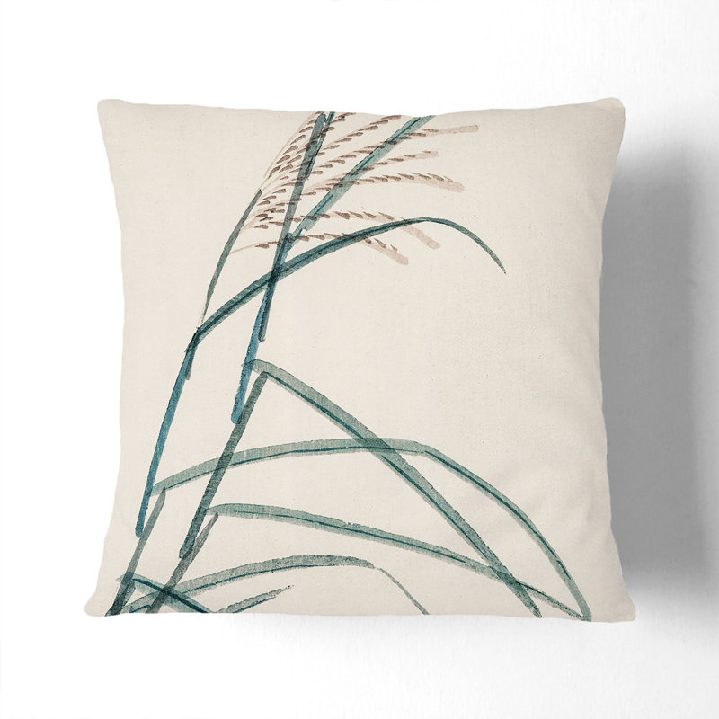 Floral Square Cushion, 40cm H x 40cm W x 15cm D