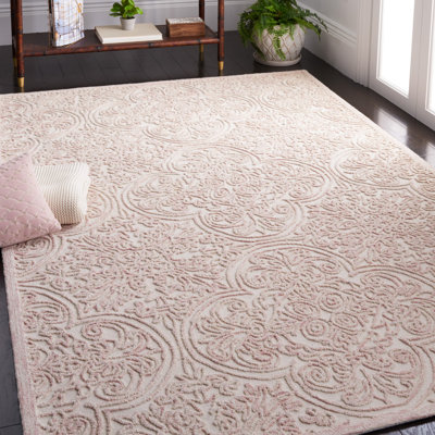 Tapis en laine et coton touffeté à la main avec coton