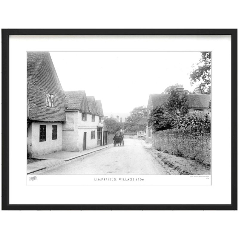 Limpsfield, Village 1906 by Francis Frith - Single Picture Frame Print, 45cm H x 60cm W x 2.3cm D