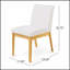 Ensemble de deux chaises de salle à manger d'inspiration campagnarde avec un dossier rond élégant et des sièges rembourrés confortables pour une salle à manger élégante et durable-254535787-254535790