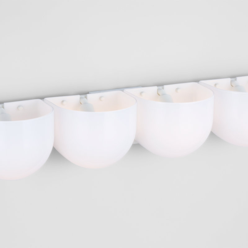 Cheverny 4 - Light Vanity Light, Matte White