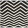 Sanyla Hand Tufted Wool Chevron Rug