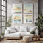 Sandy Sky Stripes, ensemble de 4 impressions-222080624-222080625-222080639