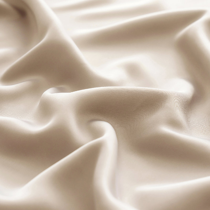 Wonderful Premium Silk Pillowcase- 100% Natural Protein Fiber, Durable, Breathable, Skin-Help, Hair-Friendly, Taupe, King